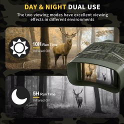 2w1 Lornetka I Noktowizor z Wyświetlaczem LCD 4K 36MP