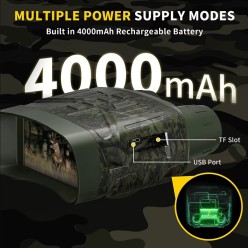 2w1 Lornetka I Noktowizor z Wyświetlaczem LCD 4K 36MP