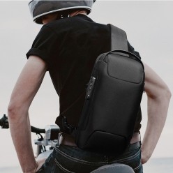 Sportowy Plecak Na Jedno Ramie Usztywniany Antykradzieżowy