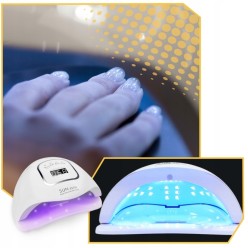 Lampa Do Paznokci Dual LED UV 80W Hybrydowe Żelowe SUN X5