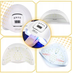 Lampa Do Paznokci Dual LED UV 80W Hybrydowe Żelowe SUN X5