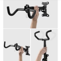 Uchwyt Na Rower i Kask Wieszak Ścienny Regulowany