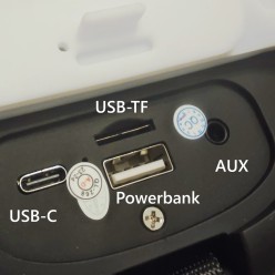 Bezprzewodowy Głośnik Bluetooth FM Powerbank 6000mAh AUX USB