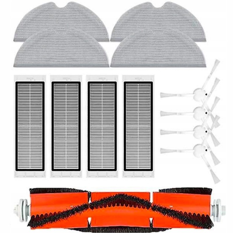 Zestaw Szczotki Filtry do Roborock Xiaomi E20 E25 E35 E4 E5 S50 S60 S65 S5 S6 MAXV