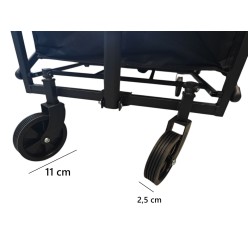 Wózek Piknikowy Plażowy Składany Transportowy do 80 kg