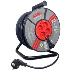 Przedłużacz Budowlany 50 Metrów 3x 2,5 Bębnowy 4 Gniazda 230V