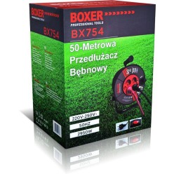 Przedłużacz Budowlany 50 Metrów 3x 2,5 Bębnowy 4 Gniazda 230V