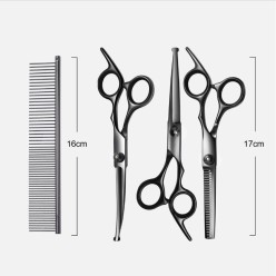 Nożyczki Dla do Strzyżenia Psów Kotów Zestaw Groomerski w Etui