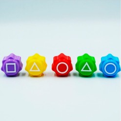 Kości Koreańskiej Gry GONGGI GONGI Gra Squid Game Zestaw DDAKJI GONG