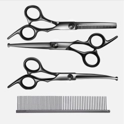 Nożyczki Dla do Strzyżenia Psów Kotów Zestaw Groomerski w Etui