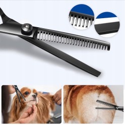 Nożyczki Dla do Strzyżenia Psów Kotów Zestaw Groomerski w Etui