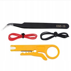 Zestaw Lutowniczy Lutownica Kolbowa 80W z LCD Odsysacz Groty Cyna