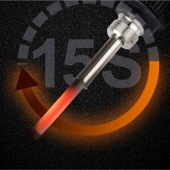 Zestaw Lutowniczy Lutownica Kolbowa 80W z LCD Odsysacz Groty Cyna