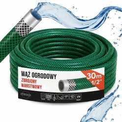 Ogrodowy Wąż Wzmacniany Warstwowy 30m 1/2'