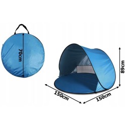 Namiot Plażowy Parawan Samo Rozkładający 150x150cm