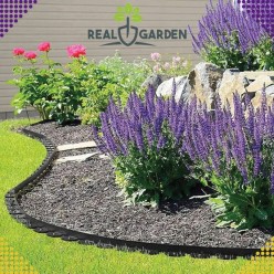 Obrzeże Trawnikowe Ogrodowe 60x50x20m Zestaw 30 Kołków 20 Metrów