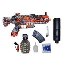 Pistolet Na Żelowe Kulki Świecący Dymiący Przy Wystrzale 40000 Kulek