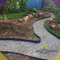 Obrzeże Trawnikowe Ogrodowe 60x50x20m Zestaw 30 Kołków 20 Metrów