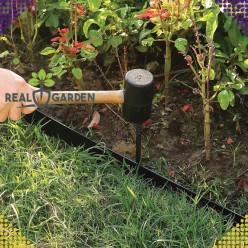 Obrzeże Trawnikowe Ogrodowe 50x50x10m Zestaw 30 Kołków 10 Metrów