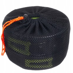 Zestaw Naczyń Turystycznych Garnek Patelnia Czajnik Kubki Sztućce Kuchenka Gazowa Kartusze