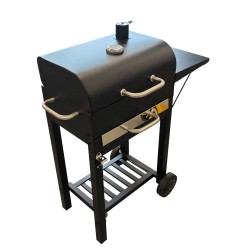 Ogrodowy Grill Duży Ruszt Zamykana Pokrywa z Termometrem