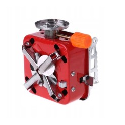 Zestaw Naczyń Turystycznych Garnek Patelnia Czajnik Kubki Sztućce Kuchenka Gazowa Kartusze