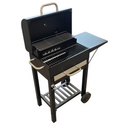 Ogrodowy Grill Duży Ruszt Zamykana Pokrywa z Termometrem