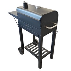 Ogrodowy Grill Duży Ruszt Zamykana Pokrywa z Termometrem