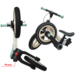 2w1 Rower Biegowy Odpinane Pedały Dodatkowa Kierownica Dla Rodzica 12'