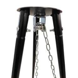 2w1 Wiszący Grill Palenisko Ogrodowe z Regulacją Wysokości