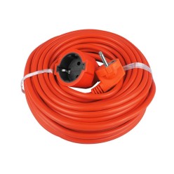 Przedłużacz Ogrodowy Budowlany z Uziemieniem 30 Metrów Gruby 3X2,5