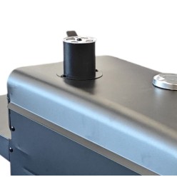 Ogrodowy Grill Duży Ruszt Zamykana Pokrywa z Termometrem