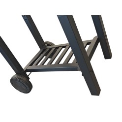 Ogrodowy Grill Duży Ruszt Zamykana Pokrywa z Termometrem