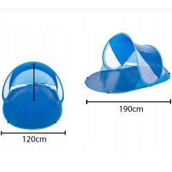 Turystyczny Namiot Plażowy Parawan 190 x 120 x 90