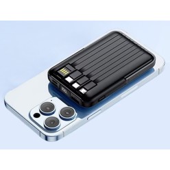 Powerbank 10000 mAh Indukcja USB-C Lightning MicroUSB PD Fast Charging