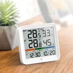 Stacja Pogody Dwa termometry Wewnątrz i Na Zewnątrz