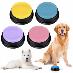 Dźwiękowe Przyciski Szkoleniowe Dla Psa Mówiące 4szt