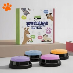 Dźwiękowe Przyciski Szkoleniowe Dla Psa Mówiące 4szt