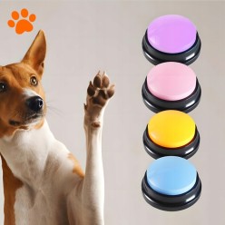 Dźwiękowe Przyciski Szkoleniowe Dla Psa Mówiące 4szt