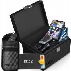 Pudełko Na Klucze Samochodowe Keyless Zestaw z 2xEtui