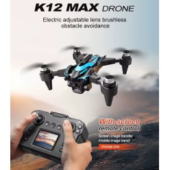 Dron K12 Pro Max Konsola z Ekranem LCD Aktywne Kamery