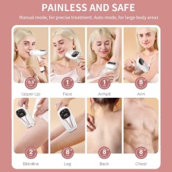 Depilator Laserowy Błyskowy IPL 9 Poziomów Mocy