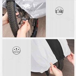 Wodoodporny Pokrowiec Na Motocykl Skuter Rower z Klamrą i Ściągaczem 200x110x70