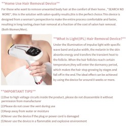 Depilator Laserowy Błyskowy IPL 9 Poziomów Mocy