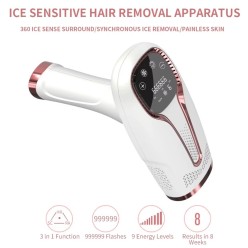 Depilator Laserowy Błyskowy IPL 9 Poziomów Mocy