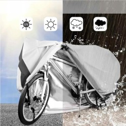 Wodoodporny Pokrowiec Na Motocykl Skuter Rower z Klamrą i Ściągaczem 200x110x70