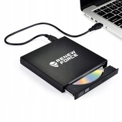 Napęd Zewnętrzny Nagrywarka Odtwarzacz CD-R DVD USB Do Laptopa Przenośny