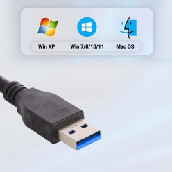 Zewnętrzny Napęd Nagrywarka CD/DVD RW 5w1 USB 3.0 z Czytnikiem KART SD/TF