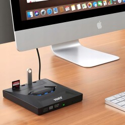Zewnętrzny Napęd Nagrywarka CD/DVD RW 5w1 USB 3.0 z Czytnikiem KART SD/TF