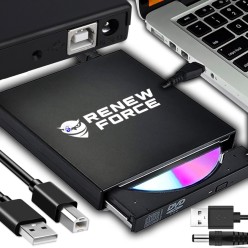 Napęd Zewnętrzny Nagrywarka Odtwarzacz CD-R DVD USB Do Laptopa Przenośny